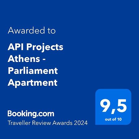 Api Projects Athens - Parliament Apartment Luaran gambar